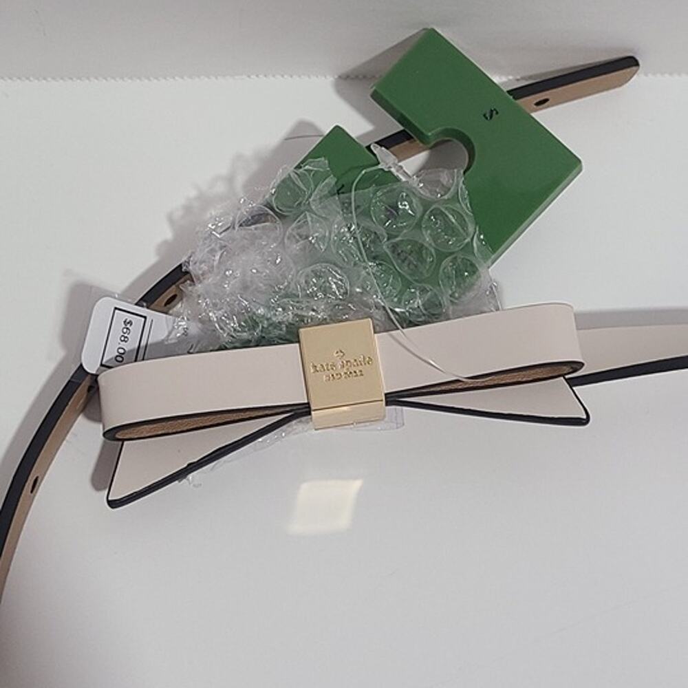 Kate Spade Bow Leather Belt Size Small NWT
